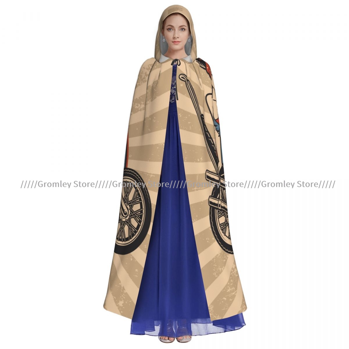 Medieval Cosplay Cloak Hooded  - Vintage Trench Coat ulasan dan harga