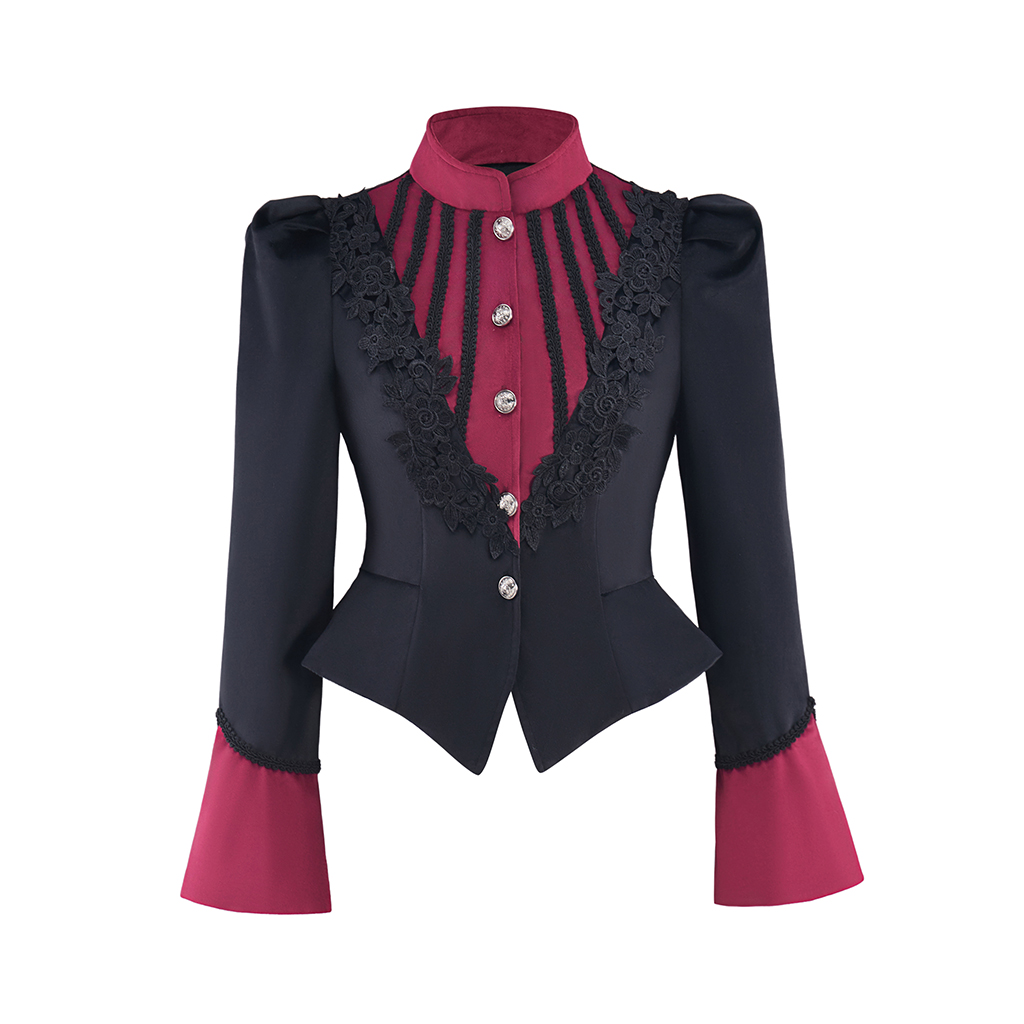 Women's Victorian Steampunk Re - Vintage Trench Coat ulasan dan harga