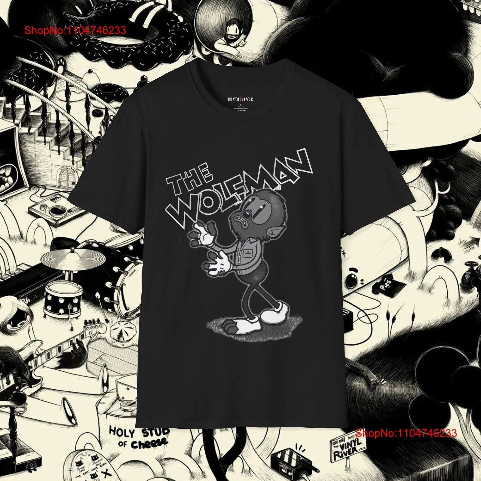 Wolfman Retro Vintage horror i - Vintage Fashion Icons ulasan dan harga